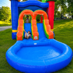 Dual Lane kids on slide